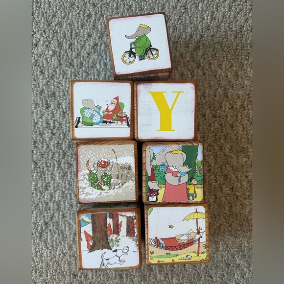 Vintage Babar blocks - Picture 4 of 6